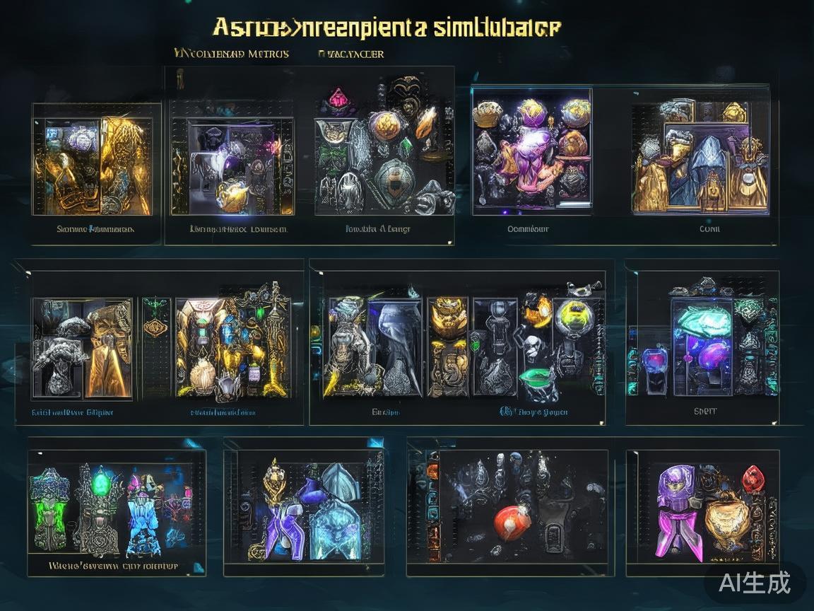 在《问鼎娱乐模拟》中，装备按等级和稀有度划分，有普